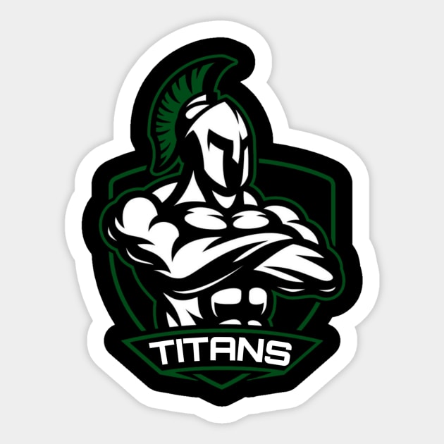 Titans Sticker by Oralepinz 